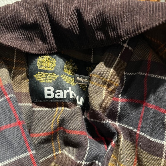 Barbour Beadnell waxed cotton Jacket sz 4 Aubergine - Picture 9 of 12